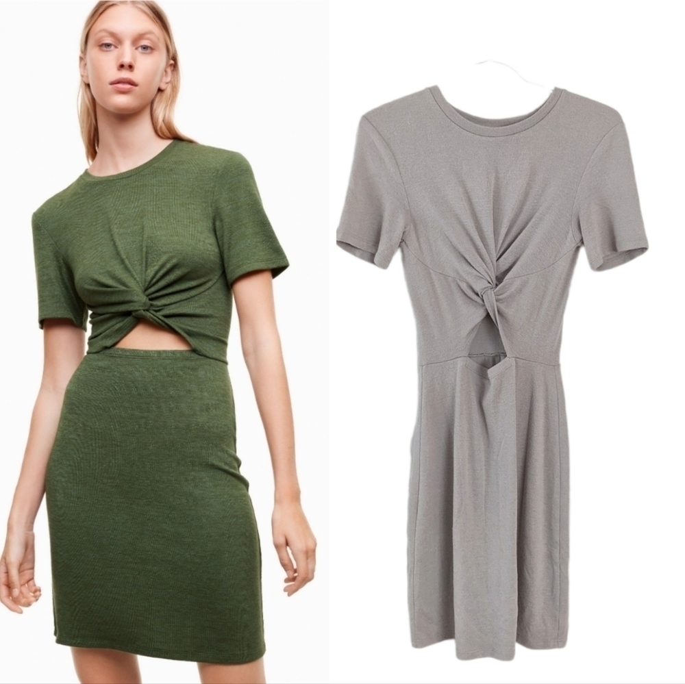 Wilfred Free Katz Knot Dress grey XS B5